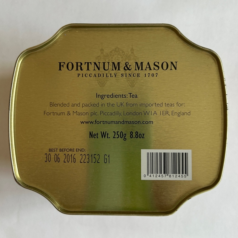 Fortnum & Mason Empire Blend Tea Tin - Picture 2 of 3